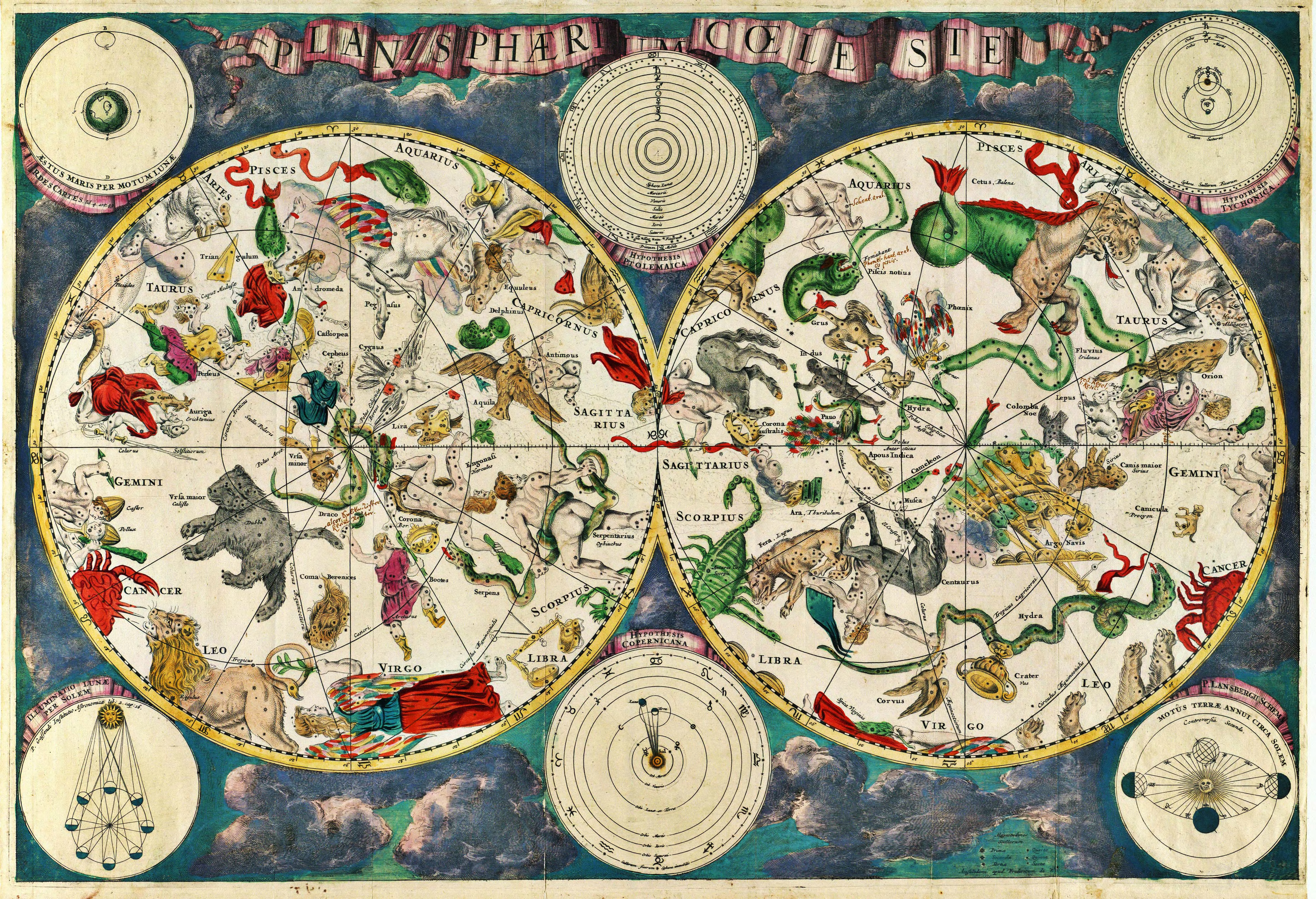 Planisfério do século XVII