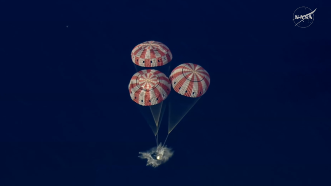Amerrissagem da Artemis II