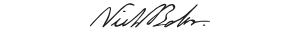 Assinatura de Niels Bohr